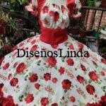 Vestido Huasa competición diseñado en bistrech