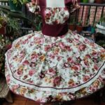 Vestido Huasa competición diseñado en crea 100% algodón