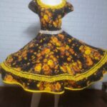 Vestido Huasa competición diseñado en tela Sofia