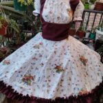 Vestido Huasa competición diseñado en crea 100% algodon