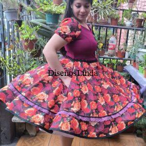 Vestido huasa Linda Pasión