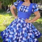 Vestido Huasa Corrugado