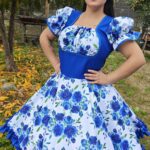 Vestido Huasa Corrugado