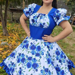 Vestido Huasa Corrugado